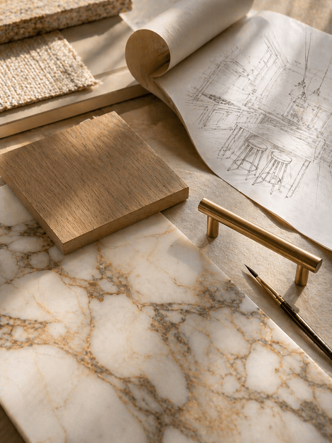 Design — Drawings, finishes, fixtures.